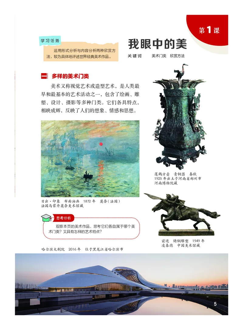 《美术六上（沪书画版五四制）2024秋_光塔笔记初中课本_初中美术_沪书画版》第8页预览