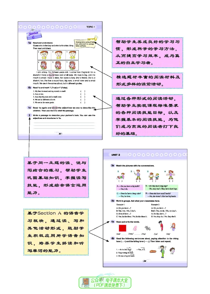 《英语教材（七年级上册）_光塔笔记初中课本_初中英语_仁爱版》第7页预览