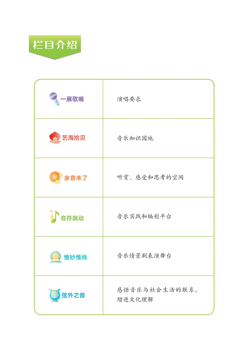 《音乐八上（广西桂教接力版）2025秋_光塔笔记初中课本_初中音乐_桂教版》第2页预览