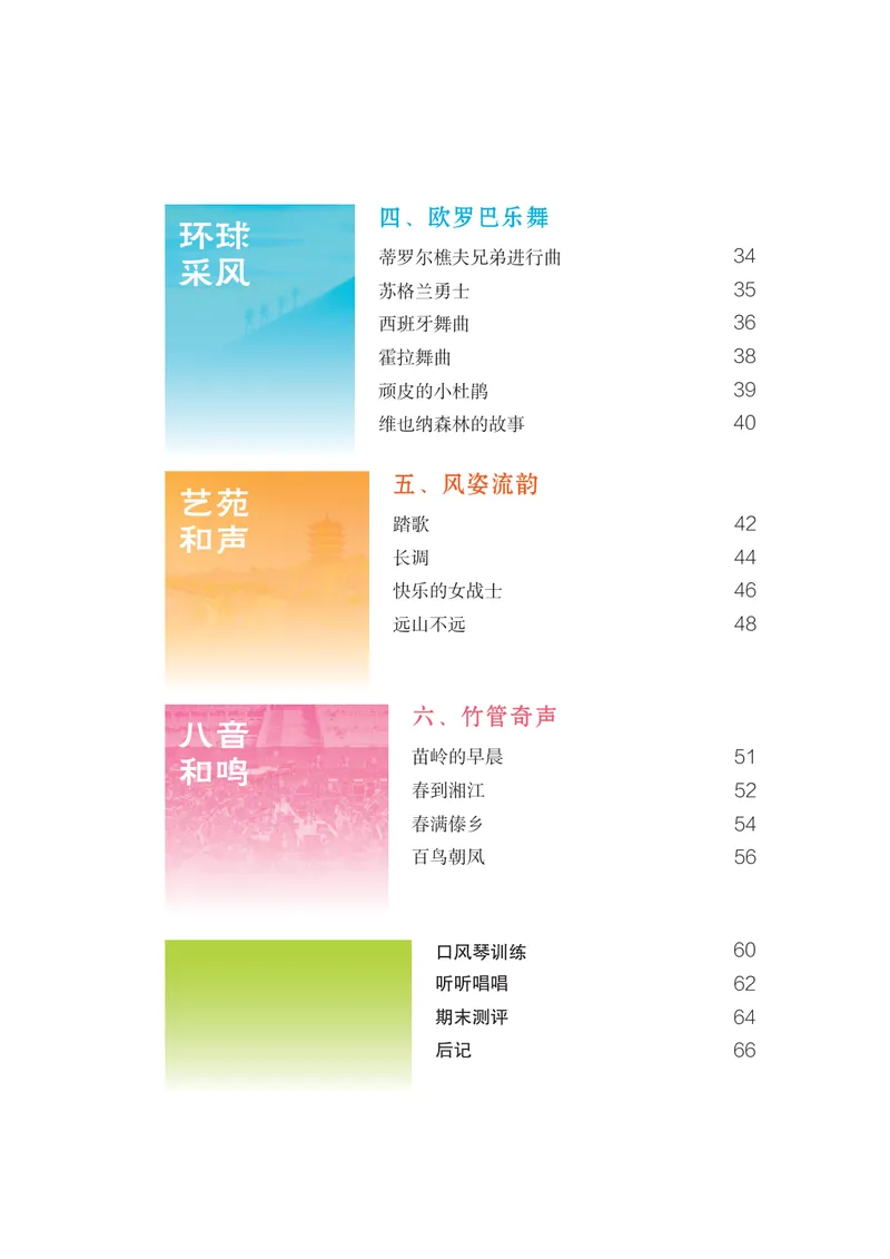 《音乐八上（广西桂教接力版）2025秋_光塔笔记初中课本_初中音乐_桂教版》第7页预览