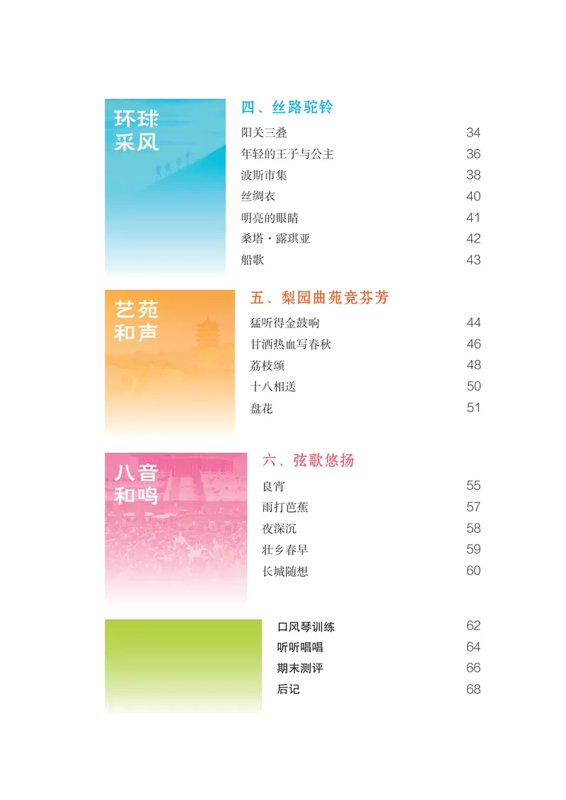 《音乐七下桂教接力版（2025春）_光塔笔记初中课本_2025春新增教材合集_初中音乐7年级下册（2025春）》第7页预览