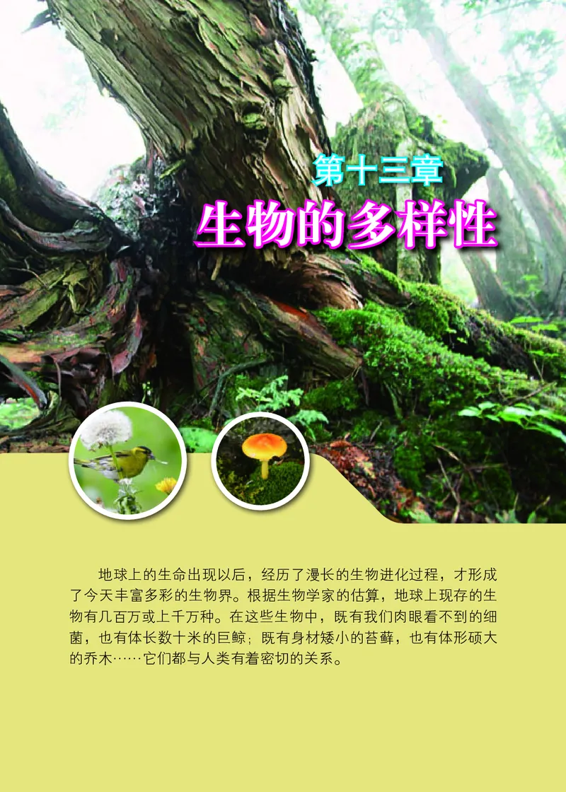 《生物学八年级下册_光塔笔记初中课本_初中生物学_北京版》第6页预览
