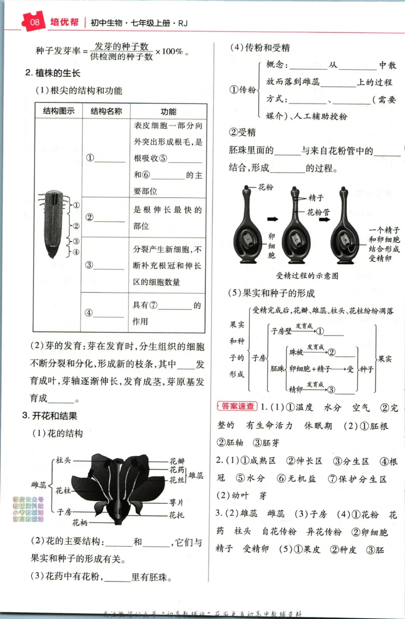《教材帮7年级上册生物人教版培优帮_初中7-9年级《教材帮》_007教材帮-初中全科_初中教材帮7-9年级生物》第10页预览