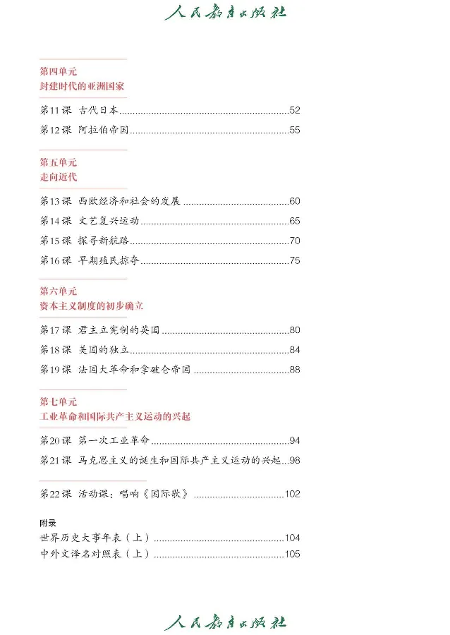《初中历史W1_光塔笔记初中课本_初中历史_五四制》第4页预览