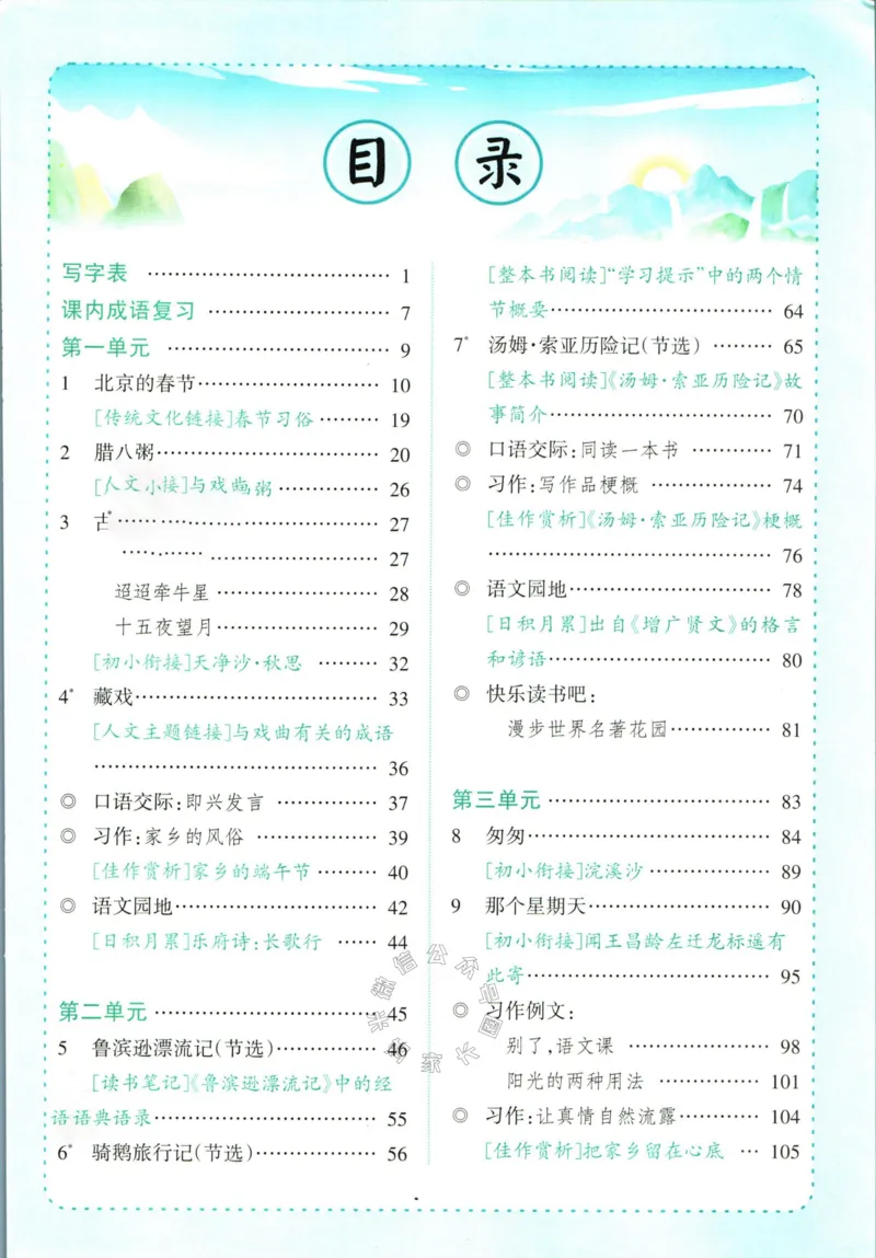 《017.语文状元笔记六年级下册_小学1-6年级全科全套_1-6年级全科下册_六年级_其他补充资料_语文资料》第5页预览
