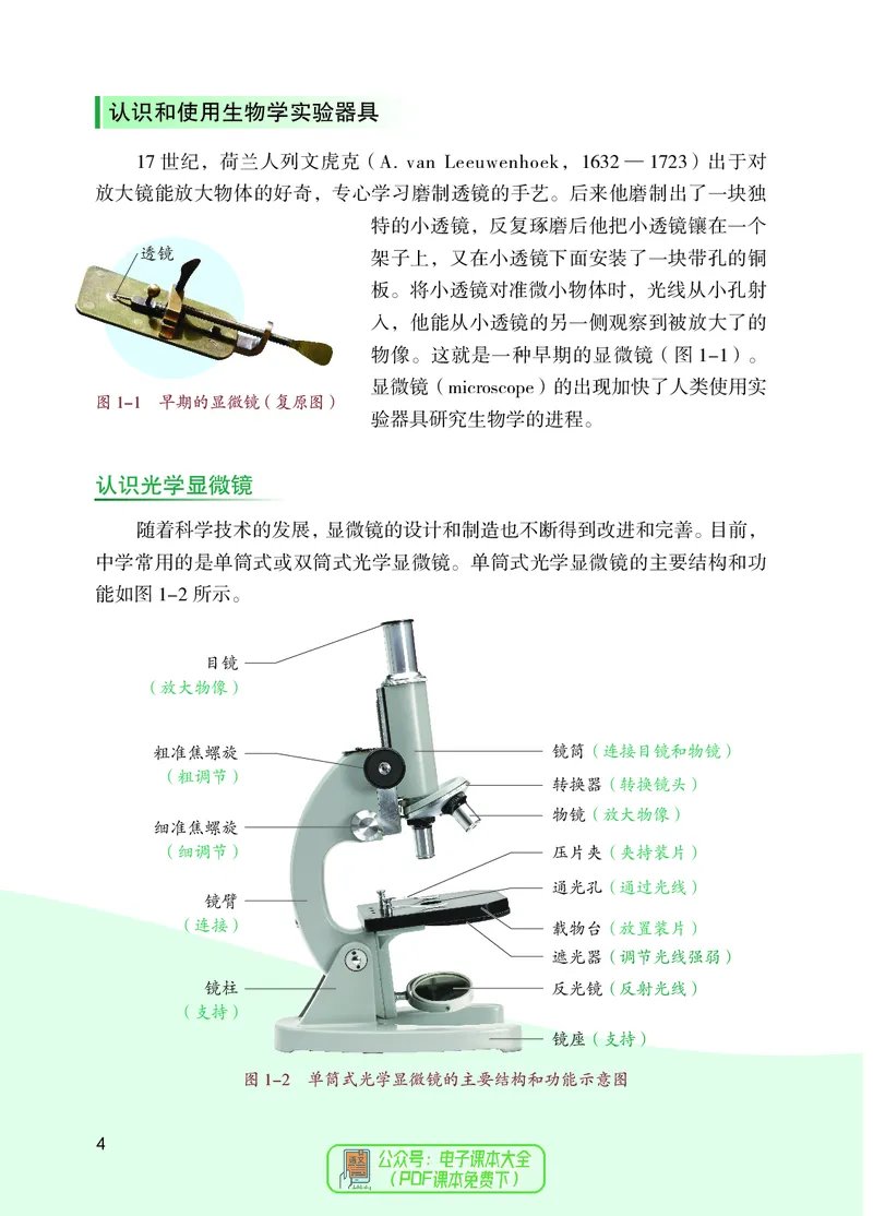 《生物七上苏教版（2024秋）_光塔笔记初中课本_初中生物学_苏教版》第10页预览