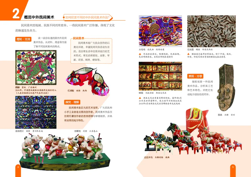 《美术七上（江西赣美版）2024秋_光塔笔记初中课本_初中美术_赣美版》第8页预览