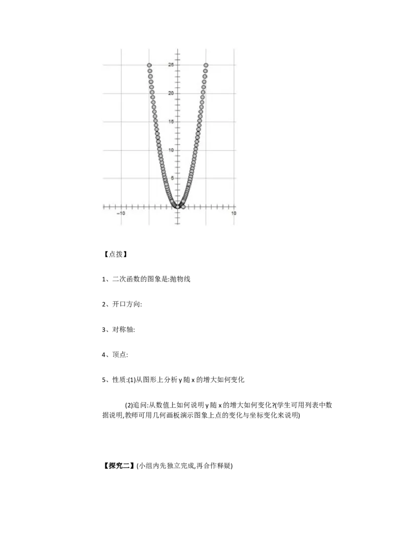 《人教数学九上22.1.2二次函数y=ax²的图象和性质[兰老师]市一等奖优质课_初中7-9年级全科优质公开课_初中数学优质公开课_初中数学9年级上册优质课视频含课件教案》第4页预览