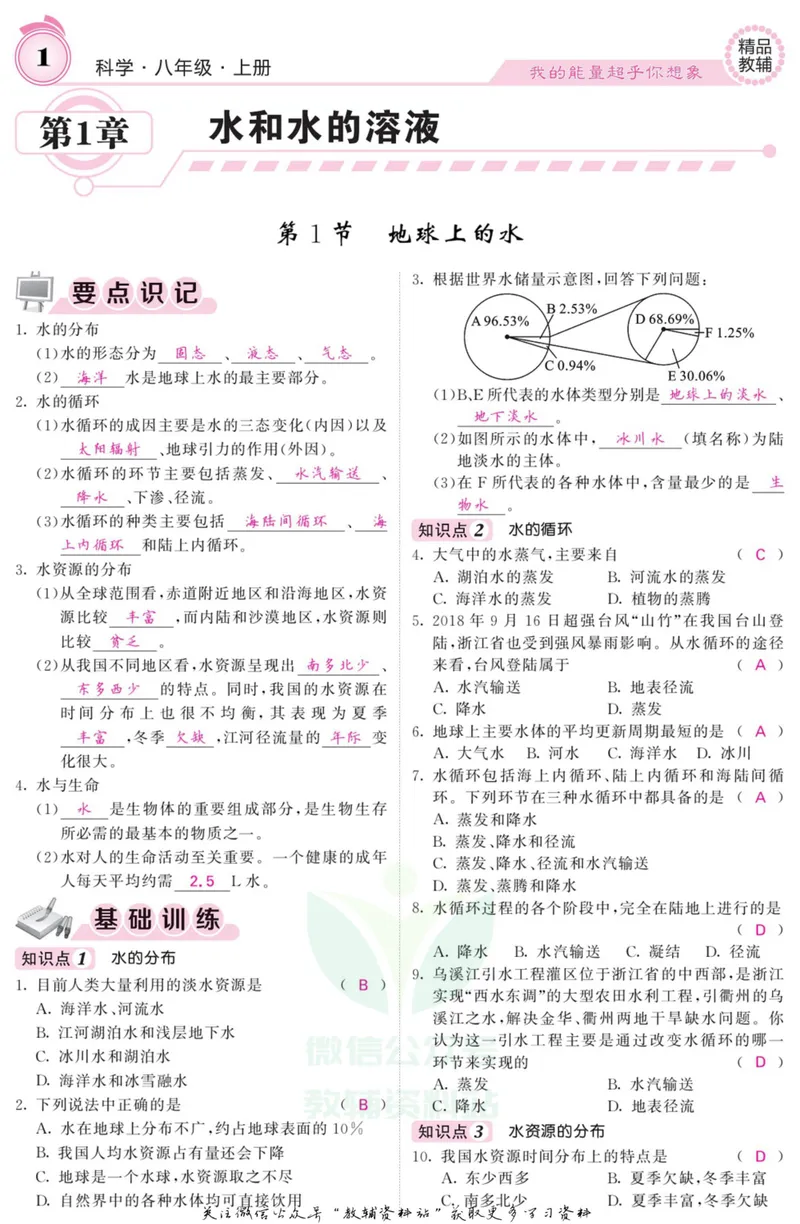 《《课堂内外》八年级上册科学浙教版A本教师用书_初中全科目同步习题+精品试卷（7-9年级）_25秋初中科学《同步习题+精品试卷》_《课堂内外》》第2页预览