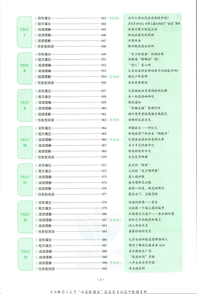 《一本英语完形填空与阅读理解150篇中考_初中全科目同步习题+精品试卷（7-9年级）_25秋初中英语《同步习题+精品试卷》_初中英语（人教版）试卷_初中英语7-9年级下册》第6页预览