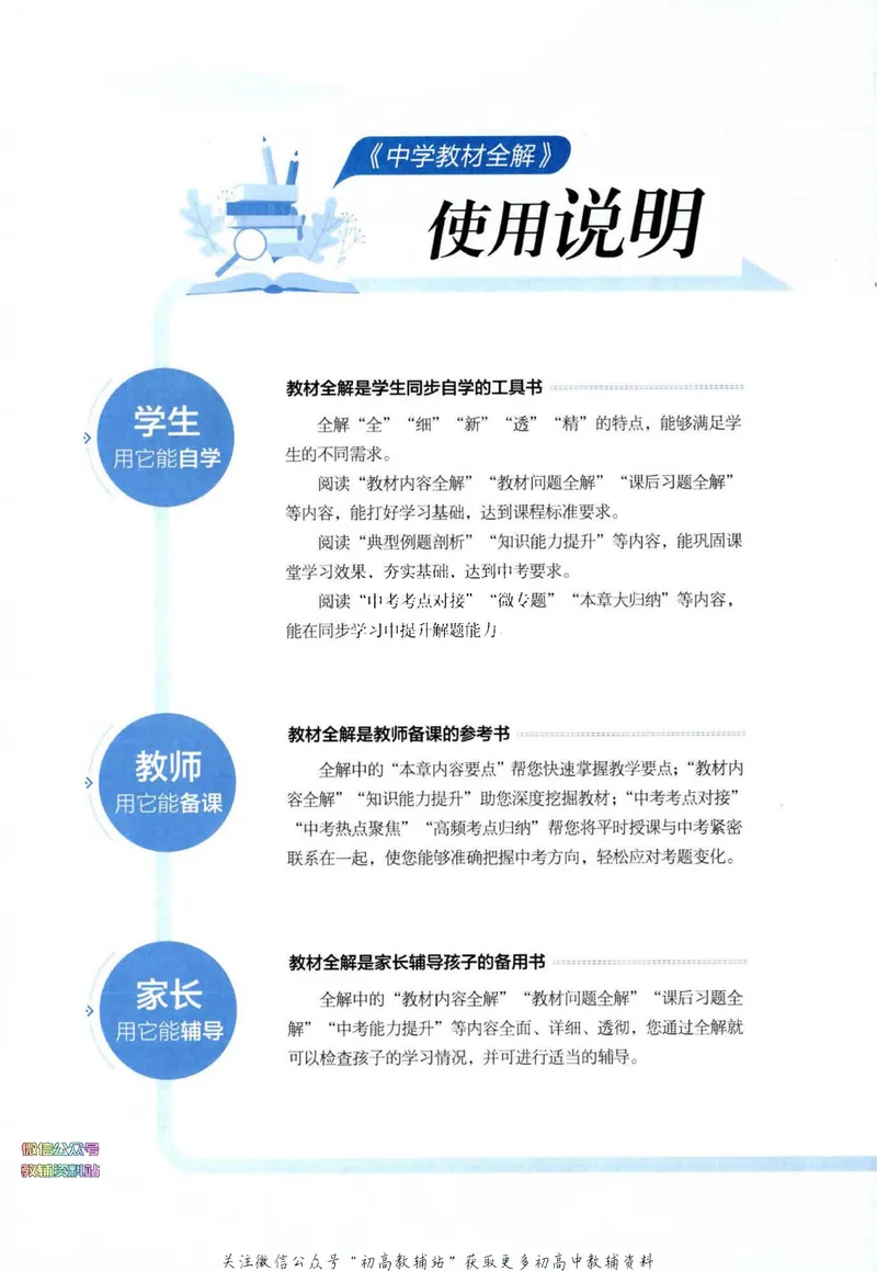 《中学教材全解七年级下册数学人教版_初中《教材全解》7-9年级上下册_初中数学《中学教材全解》7-9年级上下册_人教版》第3页预览