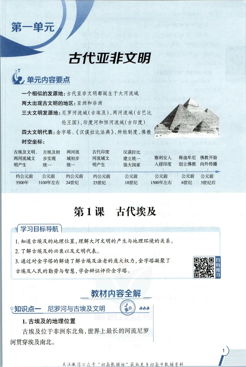 《中学教材全解九年级上册历史人教版_初中《教材全解》7-9年级上下册_初中历史《中学教材全解》7-9年级上下册》第9页预览