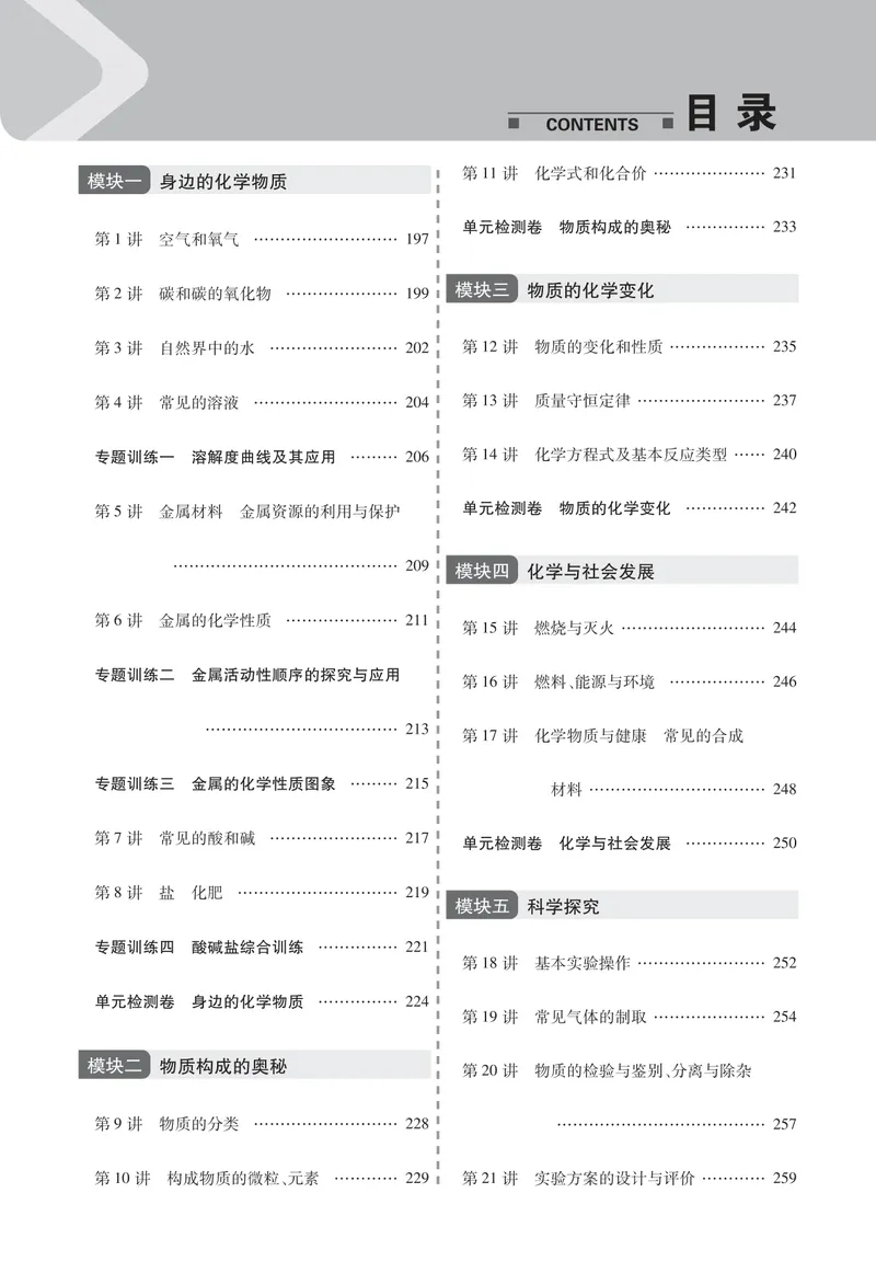 《中考大数据-化学-精练册目录_初中全科目同步习题+精品试卷（7-9年级）_25秋初中化学《同步习题+精品试卷》_初中化学（人教版）试卷_《中考大数据精练册》》第1页预览