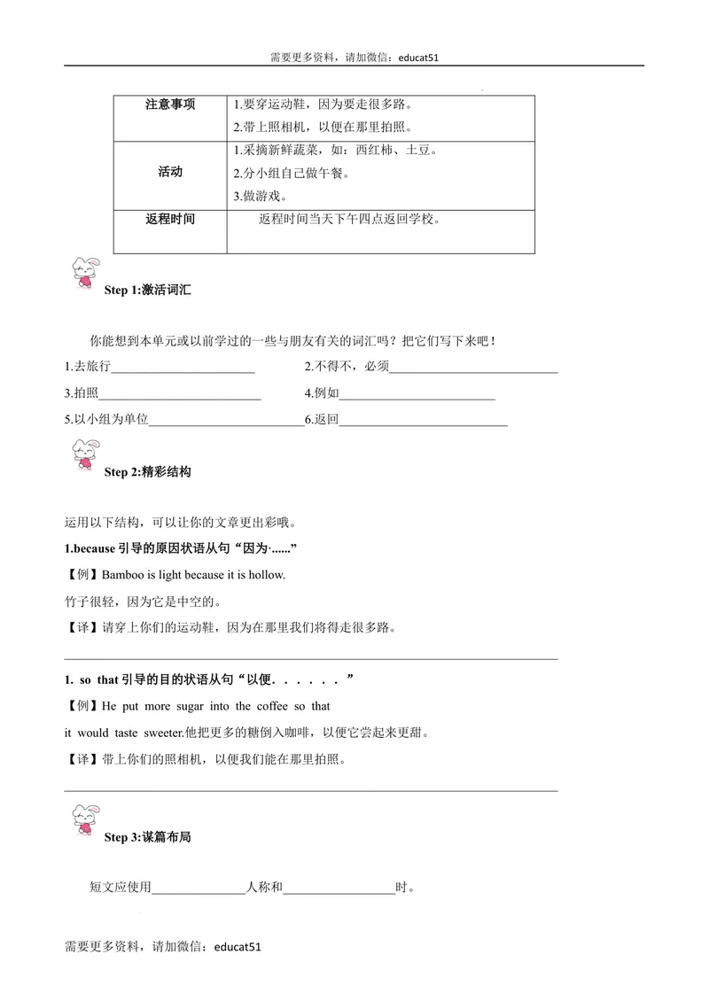 《专题06书面表达及专练_初中全科目同步习题+精品试卷（7-9年级）_25秋初中英语《同步习题+精品试卷》_初中英语（沪教牛津版）试卷_七年级上册_期末考点串讲》第8页预览