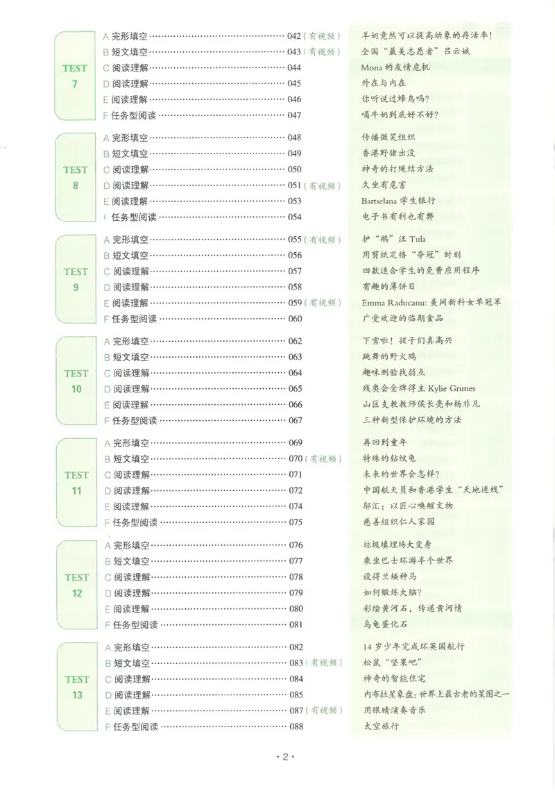 《一本英语完形填空与阅读理解150篇8年级_初中全科目同步习题+精品试卷（7-9年级）_25秋初中英语《同步习题+精品试卷》_初中英语（人教版）试卷_初中英语7-9年级下册》第6页预览
