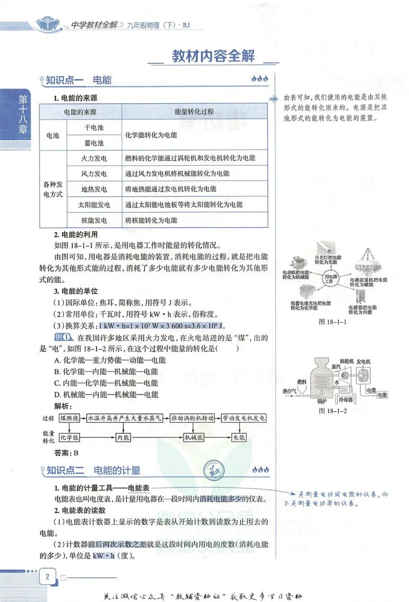 《中学教材全解九年级下册物理人教版_初中全科目同步习题+精品试卷（7-9年级）_25秋初中物理《同步习题+精品试卷》_初中物理试卷人教版_《教材全解》25秋》第10页预览
