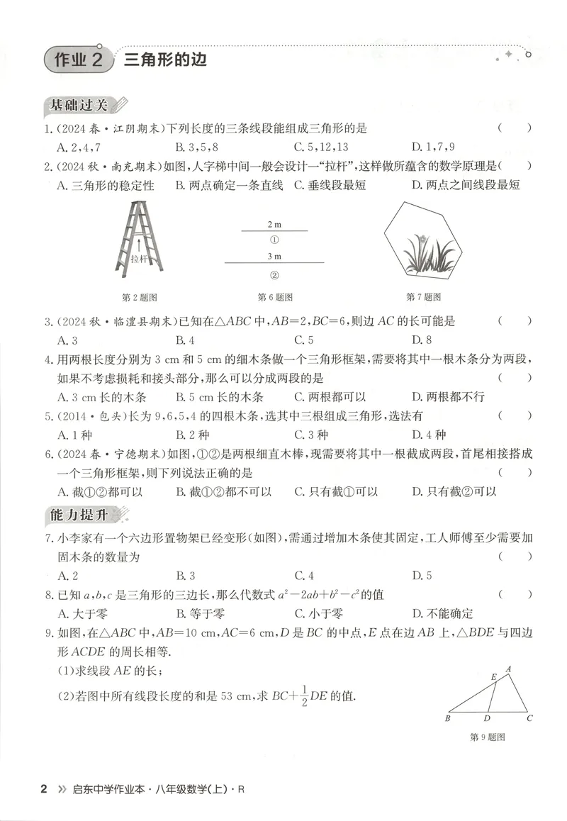 《主书_初中全科目同步习题+精品试卷（7-9年级）_25秋初中数学《同步习题+精品试卷》_初中数学人教版试卷_初中数学人教版7-9年级上册_《启东中学作业本》25秋_8年级上册》第10页预览