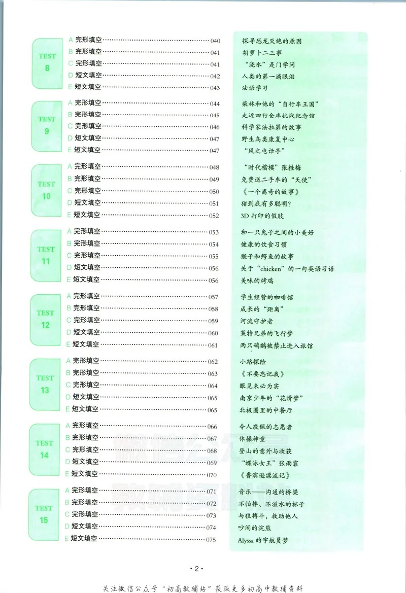 《一本英语完形填空150篇中考_初中全科目同步习题+精品试卷（7-9年级）_25秋初中英语《同步习题+精品试卷》_初中英语（人教版）试卷_初中英语7-9年级下册_《一本初中英语资料合集》》第6页预览