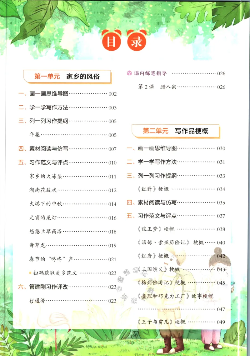 《022.开心教育小学同步作文六年级下册_小学1-6年级全科全套_1-6年级全科下册_六年级_其他补充资料_语文资料》第2页预览
