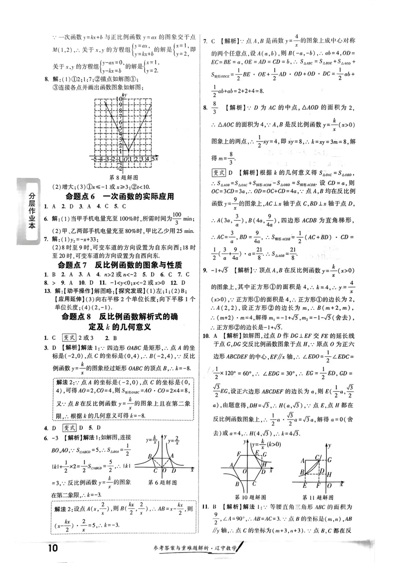 《一战成名-新中考数学-5-参考答案_初中全科目同步习题+精品试卷（7-9年级）_25秋初中数学《同步习题+精品试卷》_初中数学人教版试卷_初中数学人教版7-9年级下册_《一战成名》25春》第10页预览