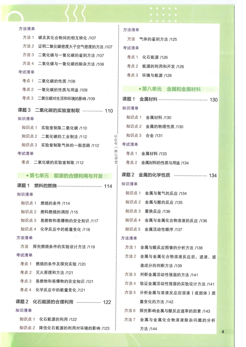《2025版《53初中知识清单》化学_25版-初中全科《53知识清单》》第9页预览