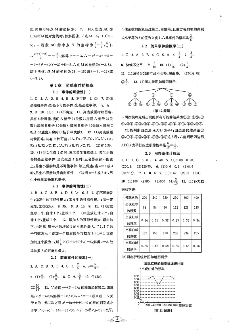 《《教与学•课程同步讲练》9全答案_初中全科目同步习题+精品试卷（7-9年级）_25秋初中数学《同步习题+精品试卷》_初中数学浙教版试卷_《课程同步讲练》》第5页预览