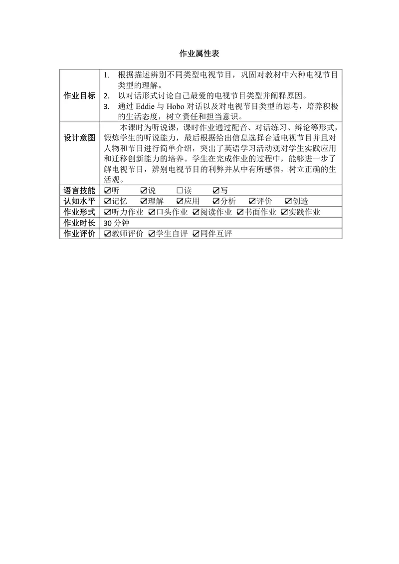 《九年级上册Unit6TVprogrammes作业设计_0作业_初中全科目同步习题+精品试卷（7-9年级）_25秋初中英语《同步习题+精品试卷》_初中英语（译林版）试卷_《优秀作业单》_九年级》第8页预览