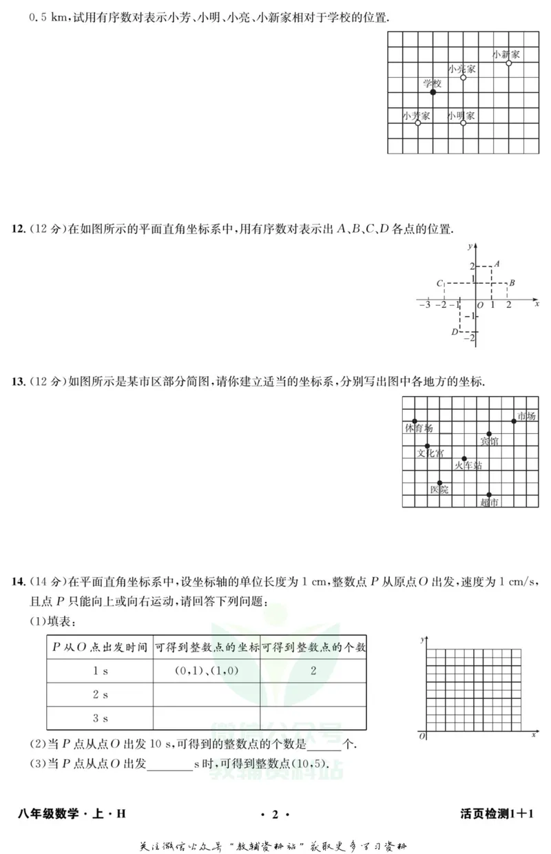 《《活页1+1》八年级上册数学沪科版_初中全科目同步习题+精品试卷（7-9年级）_25秋初中数学《同步习题+精品试卷》_初中数学沪科版试卷_《活页1+1》》第3页预览