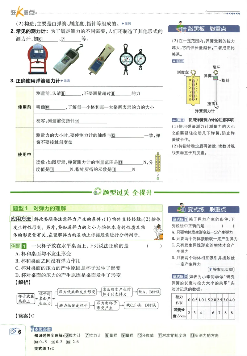 《初中必刷题-8下-物理人教版狂K重点_初中全科目同步习题+精品试卷（7-9年级）_25秋初中物理《同步习题+精品试卷》_初中物理试卷人教版_《初中必刷题》25秋_8-9下册》第10页预览