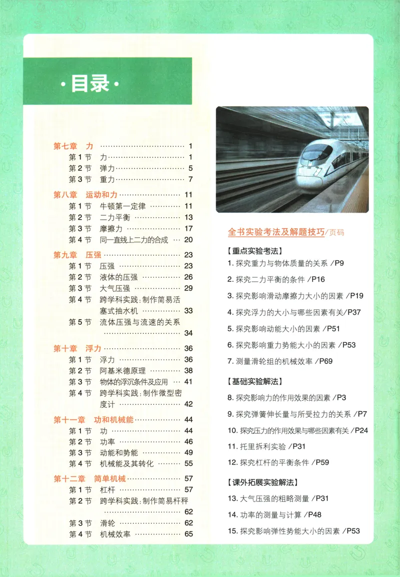 《初中必刷题-8下-物理人教版狂K重点_初中全科目同步习题+精品试卷（7-9年级）_25秋初中物理《同步习题+精品试卷》_初中物理试卷人教版_《初中必刷题》25秋_8-9下册》第4页预览