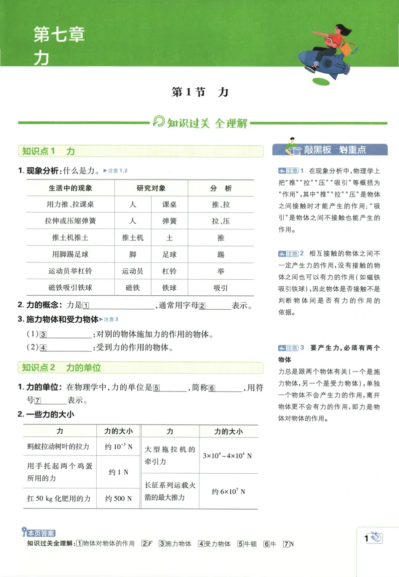 《初中必刷题-8下-物理人教版狂K重点_初中全科目同步习题+精品试卷（7-9年级）_25秋初中物理《同步习题+精品试卷》_初中物理试卷人教版_《初中必刷题》25秋_8-9下册》第5页预览