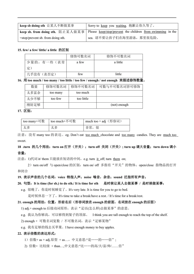 《专题7.语法填空--2021-2022学年七年级下学期英语期末复习手册（牛津深圳版）（学生版）_初中全科目同步习题+精品试卷（7-9年级）_25秋初中英语《同步习题+精品试卷》_七年级下册》第3页预览