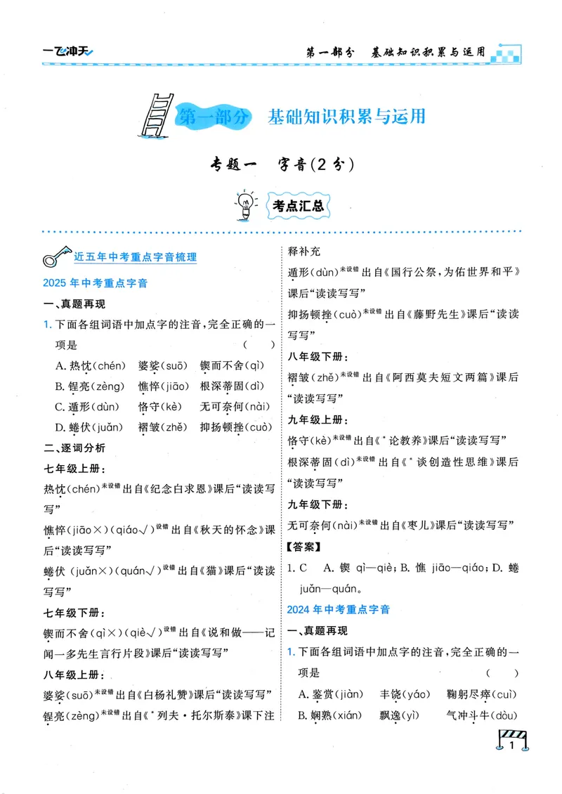 《一飞冲天-中考专项精品试题分类-语文_2026版中考《一飞冲天》中考专项精品试题分析（7科全）》第8页预览