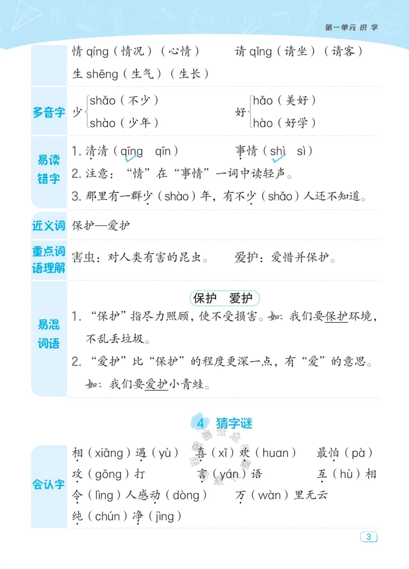 《022.24春典中点语文课堂重点笔记一年级下册_小学1-6年级全科全套_1-6年级全科下册_一年级_其他补充资料_语文资料》第5页预览