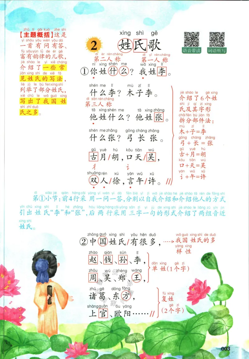 《027.一本一年级下册语文课本预习笔记（有答案）_小学1-6年级全科全套_1-6年级全科下册_一年级_其他补充资料_语文资料》第9页预览