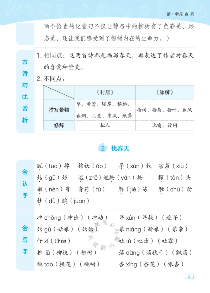 《029.24春典中点语文名师划重点二年级下册公众号：米妈家长圈_小学1-6年级全科全套_1-6年级全科下册_二年级_其他补充资料_语文资料》第4页预览
