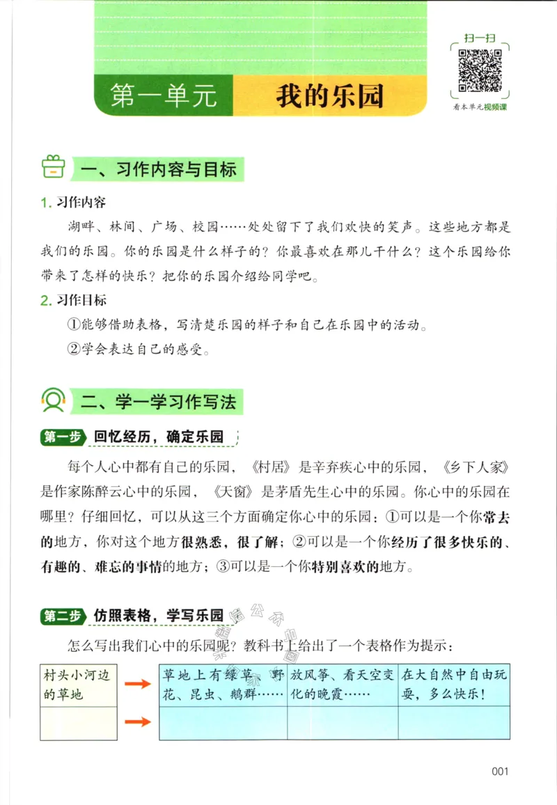 《026.开心教育小学同步作文四年级下册公众号：米妈家长圈_小学1-6年级全科全套_1-6年级全科下册_四年级_其他补充资料_语文资料》第6页预览