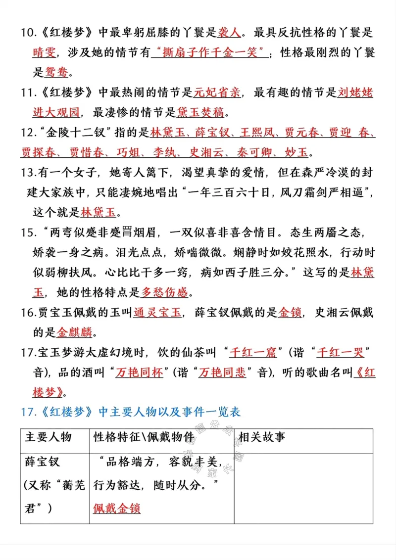 《052.五年级下册语文寒假预习四大名著常考重点公众号：米妈家长圈_小学1-6年级全科全套_1-6年级全科下册_五年级_其他补充资料_教辅系列_语文资料》第6页预览