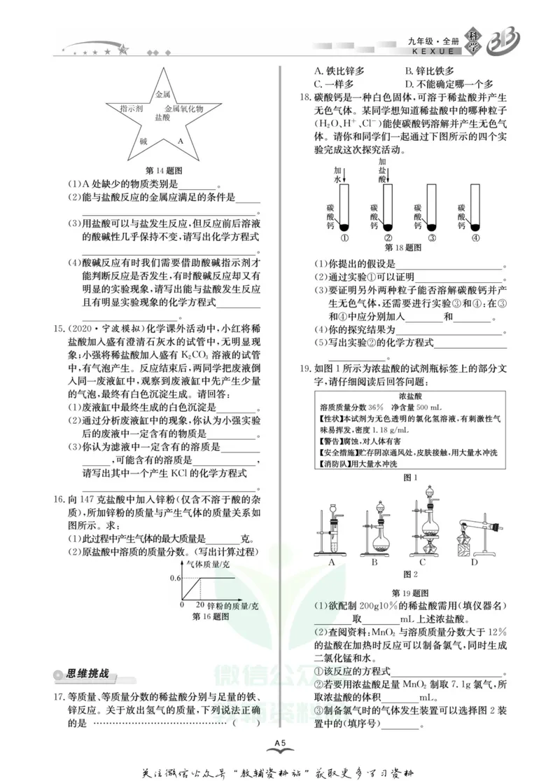 《名师金典九年级全册科学浙教版A本_初中全科目同步习题+精品试卷（7-9年级）_25秋初中科学《同步习题+精品试卷》_《名师金典》》第9页预览