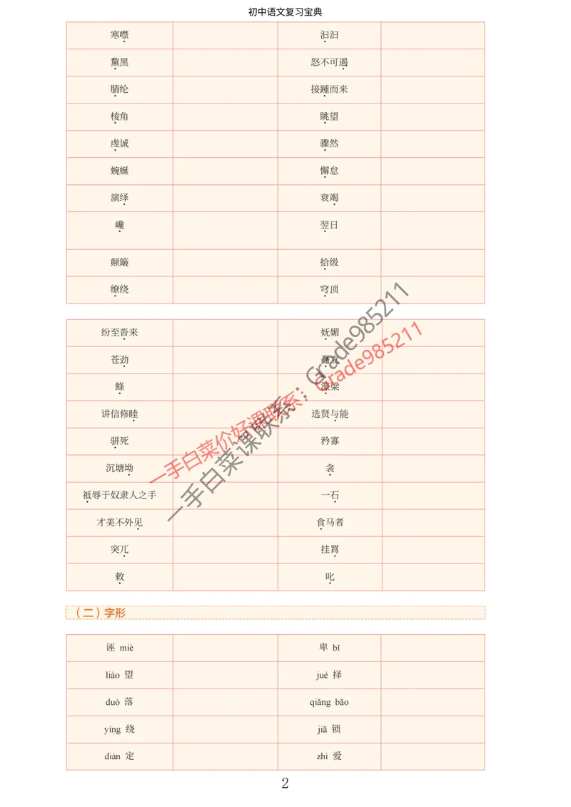 《期末全盘梳理_26初三网课_2026初三语文-张笑-_2025初三秋上人文创作自主学习TY·A+-张笑_春续秋专属资料_期末全盘梳理》第4页预览