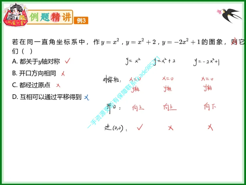 《15.课堂笔记主讲课中笔记_26初三网课_2026初三数学杜艺波_2025初三秋上数理思维自主学习·RJ·A+（2期）-杜艺波_15_大总结数理思维-A+班RJ》第7页预览