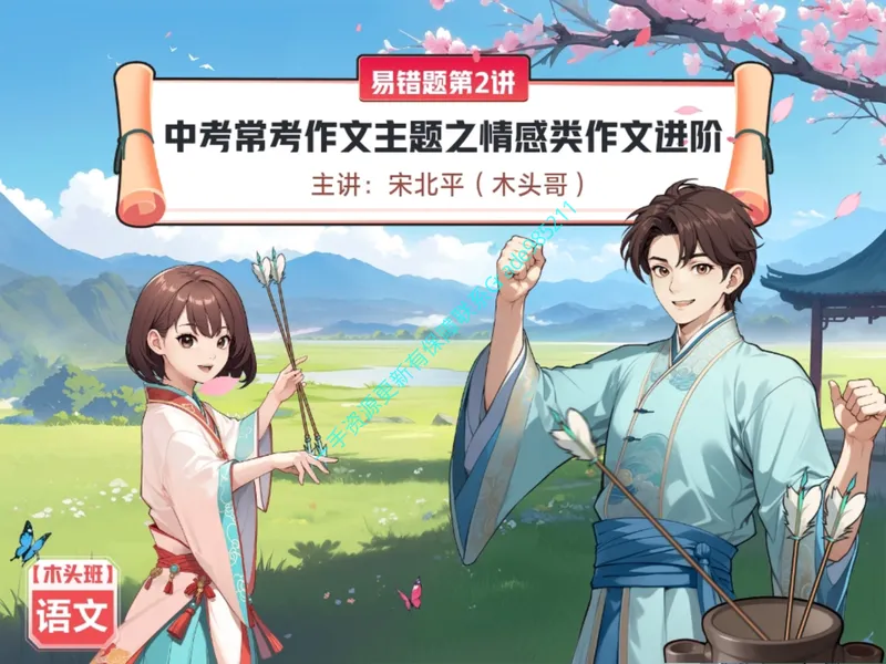 《04.课堂笔记主讲课中笔记_26初三网课_2026初三语文宋北平_2025初三秋上人文创作自主学习TY·A+（2期）-宋北平_04_易错题专项秋A+班TY-2》第1页预览