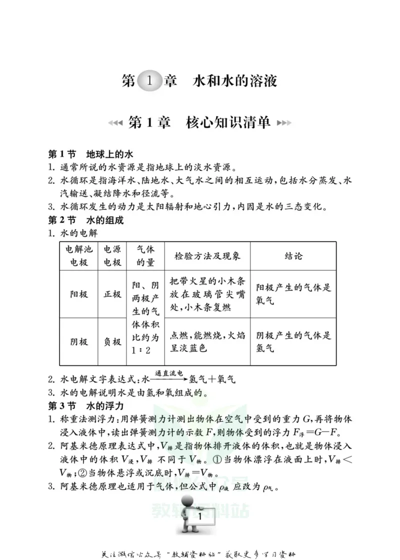 《名师金典八年级上册科学浙教版随身宝_初中全科目同步习题+精品试卷（7-9年级）_25秋初中科学《同步习题+精品试卷》_《名师金典》》第3页预览