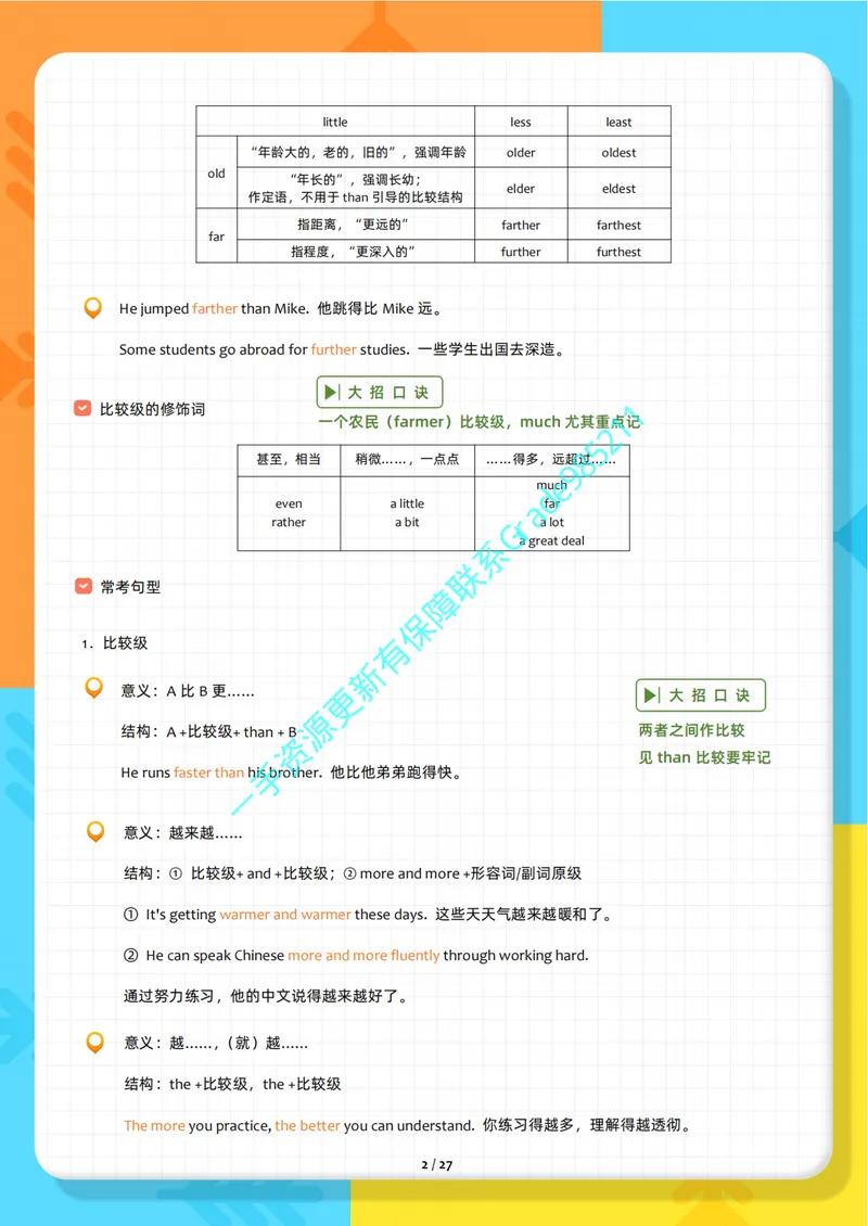 《01-02-02.2025春期末复习宝典-初二_26初三网课_2026初三英语-林爽-_2025初三秋上双语素养自主学习·TY·A+（4期）-林爽_课程资料_英语专属资料_期末复习急救包》第4页预览