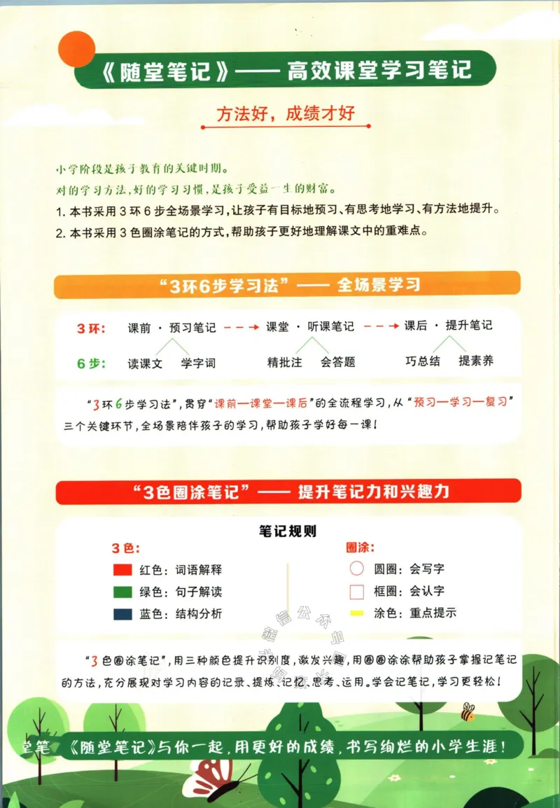 《038.语文黄冈随堂笔记五年级下册公众号：米妈家长圈_小学1-6年级全科全套_1-6年级全科下册_五年级_其他补充资料_教辅系列_语文资料》第2页预览