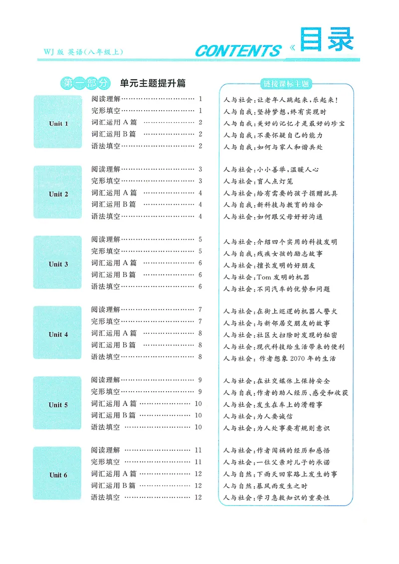 《《精彩练习单元与综合主题小卷2025——英语WY(八上)》_🌲精彩练习初中英语外研25年上册8》第2页预览