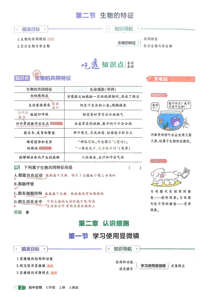 《2026《初中53同步》生物七上吃透重难点_25秋《53同步》初中系列_26版《53同步》七上各科_2026五三同步七上生物》第4页预览