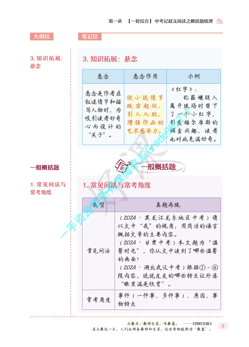 《02.2025秋上初三语文躬行书札_A+班_全国通用版_26初三网课_2026初三语文宋北平_2025初三秋上人文创作自主学习TY·A+（2期）-宋北平_课程资料》第7页预览