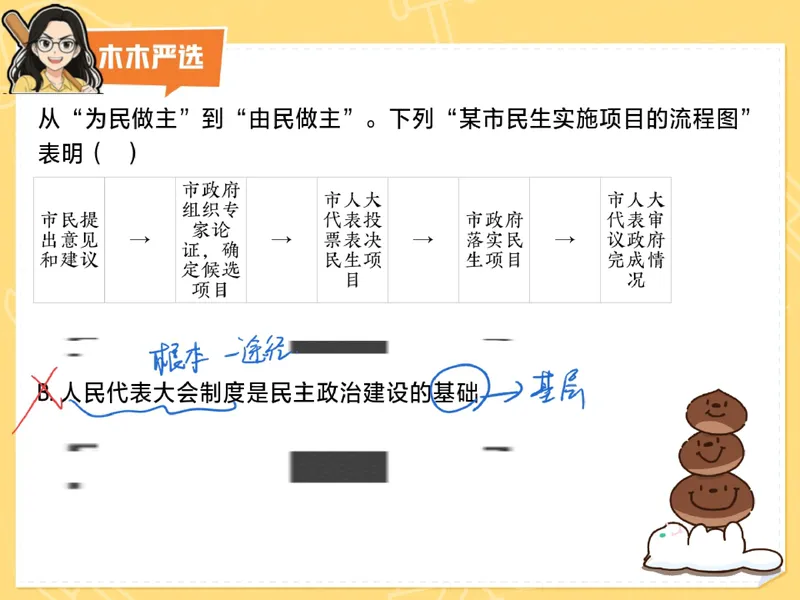 《09.课堂笔记主讲课中笔记_26初三网课_2026初三道法-林阳-_2025初三秋上道法自主学习·TY（2期）-林阳_09_民主生活我当家》第9页预览