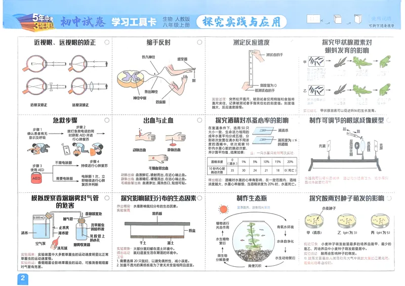《生物8年级上册_25秋《53同步》初中系列_202653同步试卷八上小四门》第3页预览